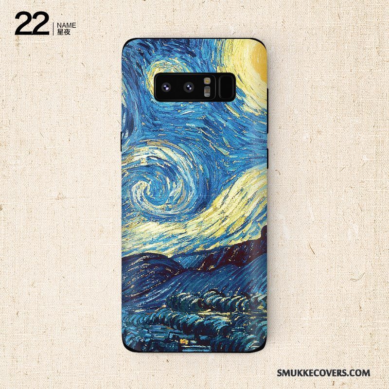 Etui Samsung Galaxy Note 8 Beskyttelse Skærmbeskyttelse Farve, Cover Samsung Galaxy Note 8 Af Personlighed Lyserød