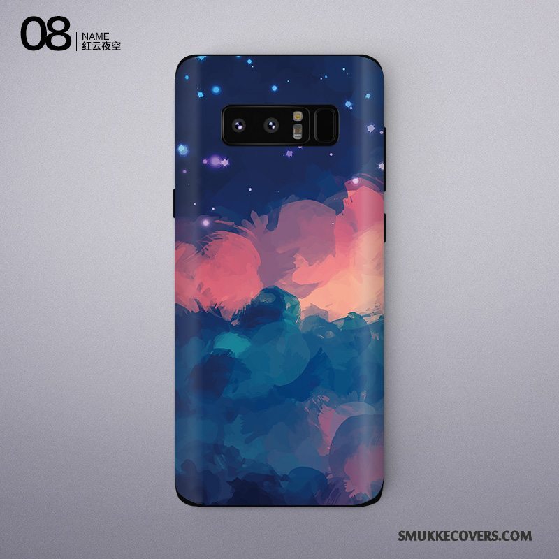 Etui Samsung Galaxy Note 8 Beskyttelse Skærmbeskyttelse Farve, Cover Samsung Galaxy Note 8 Af Personlighed Lyserød