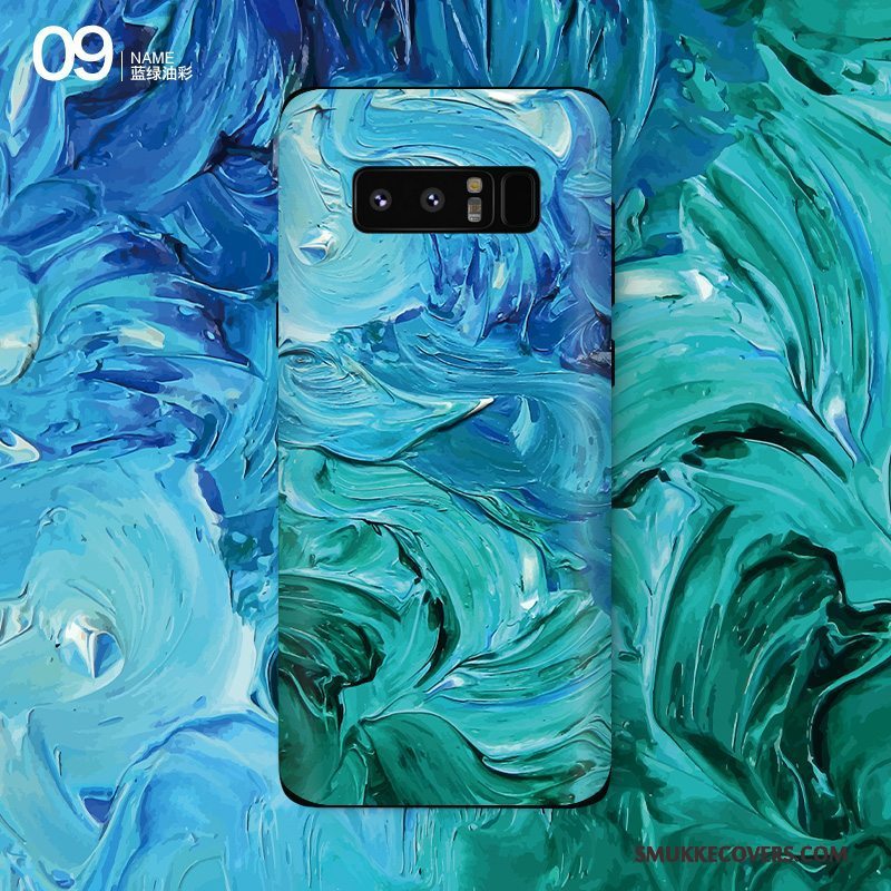 Etui Samsung Galaxy Note 8 Beskyttelse Skærmbeskyttelse Farve, Cover Samsung Galaxy Note 8 Af Personlighed Lyserød