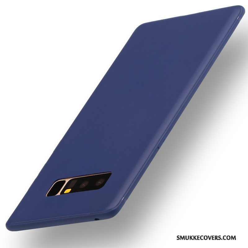 Etui Samsung Galaxy Note 8 Beskyttelse Trend Anti-fald, Cover Samsung Galaxy Note 8 Silikone Blå Tynd