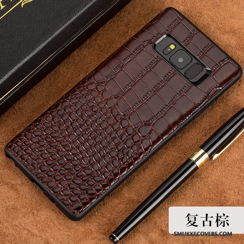 Etui Samsung Galaxy Note 8 Beskyttelse Tynd Anti-fald, Cover Samsung Galaxy Note 8 Luksus Telefonrød