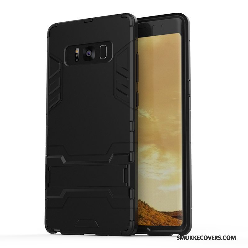 Etui Samsung Galaxy Note 8 Blød Blå Hård, Cover Samsung Galaxy Note 8 Support Telefonanti-fald