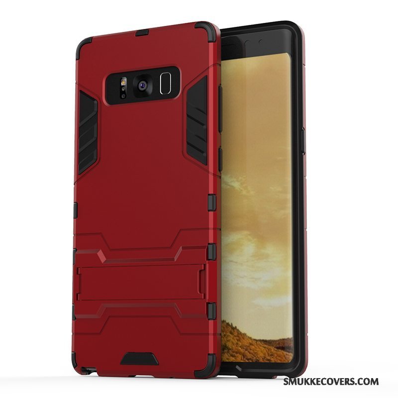 Etui Samsung Galaxy Note 8 Blød Blå Hård, Cover Samsung Galaxy Note 8 Support Telefonanti-fald