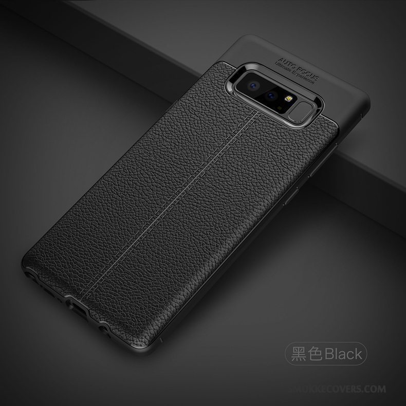 Etui Samsung Galaxy Note 8 Blød Mønster Litchi, Cover Samsung Galaxy Note 8 Beskyttelse Anti-fald Trend