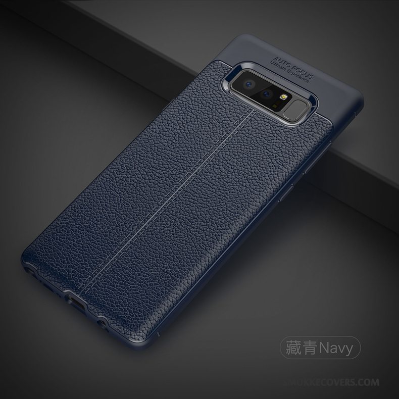 Etui Samsung Galaxy Note 8 Blød Mønster Litchi, Cover Samsung Galaxy Note 8 Beskyttelse Anti-fald Trend