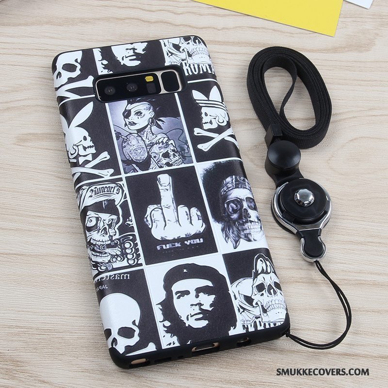 Etui Samsung Galaxy Note 8 Blød Telefonhængende Ornamenter, Cover Samsung Galaxy Note 8 Beskyttelse