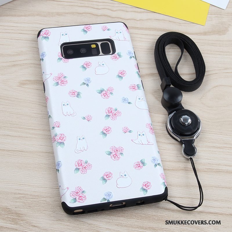 Etui Samsung Galaxy Note 8 Blød Telefonhængende Ornamenter, Cover Samsung Galaxy Note 8 Beskyttelse