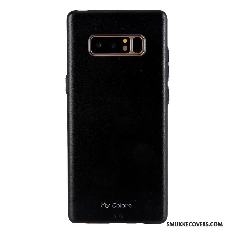 Etui Samsung Galaxy Note 8 Blød Telefonmørkeblå, Cover Samsung Galaxy Note 8 Læder Business