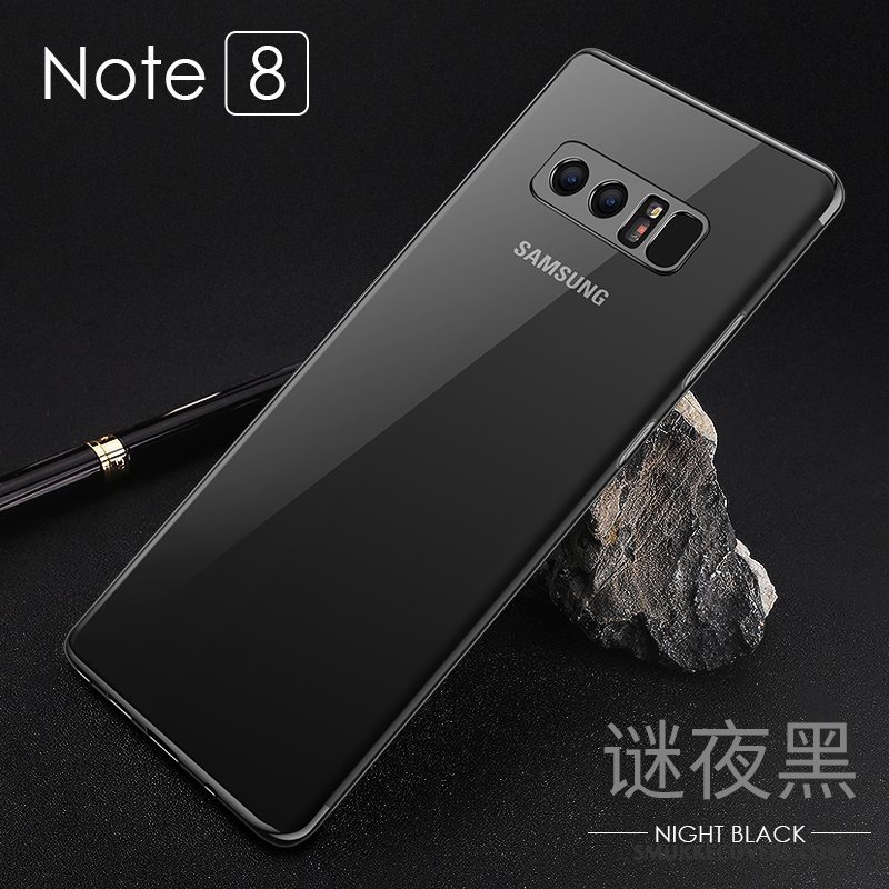 Etui Samsung Galaxy Note 8 Blød Trend Blå, Cover Samsung Galaxy Note 8 Beskyttelse Vind Anti-fald