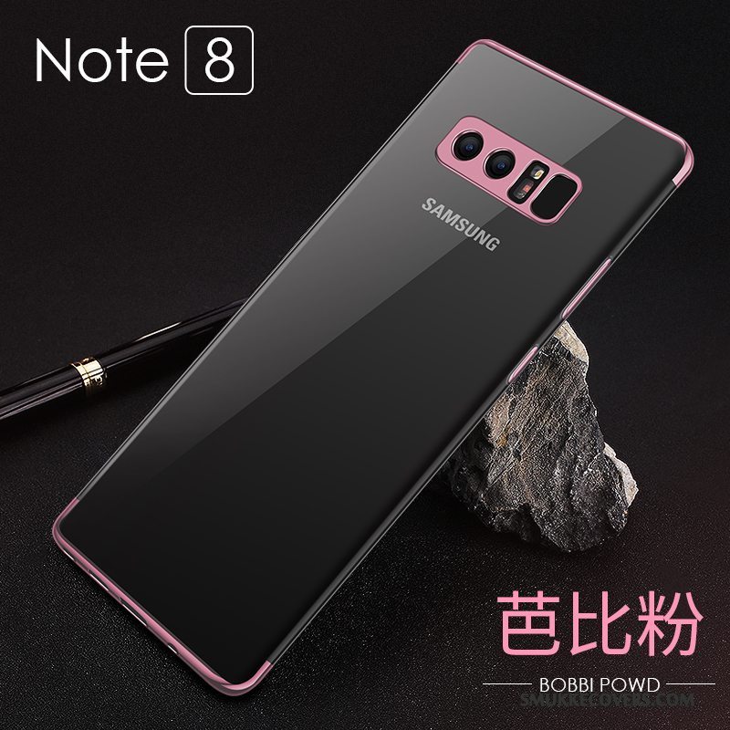 Etui Samsung Galaxy Note 8 Blød Trend Blå, Cover Samsung Galaxy Note 8 Beskyttelse Vind Anti-fald