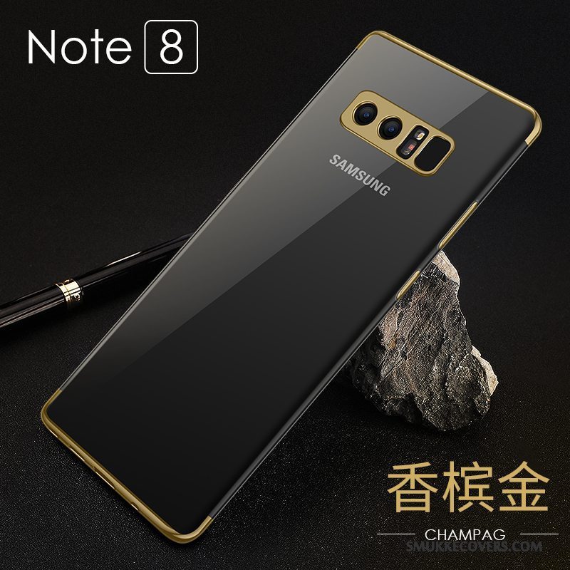 Etui Samsung Galaxy Note 8 Blød Trend Blå, Cover Samsung Galaxy Note 8 Beskyttelse Vind Anti-fald