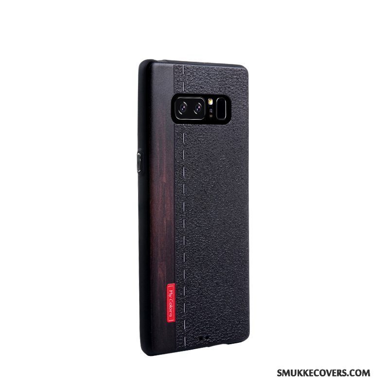 Etui Samsung Galaxy Note 8 Cartoon Business Telefon, Cover Samsung Galaxy Note 8 Blød Sort Trend