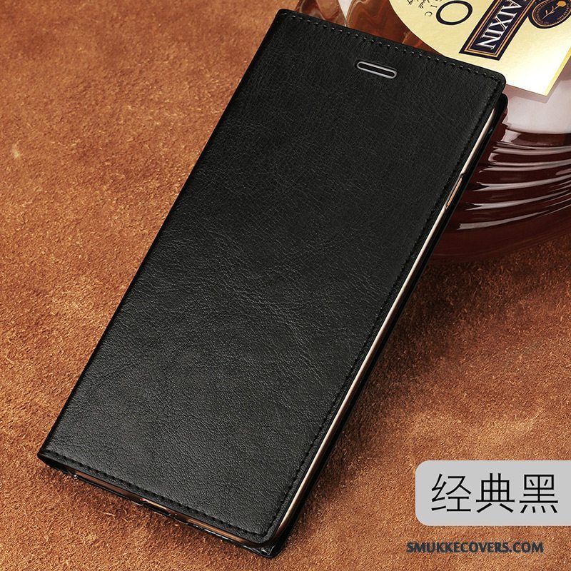 Etui Samsung Galaxy Note 8 Folio Sort Telefon, Cover Samsung Galaxy Note 8 Beskyttelse Tynd Simple