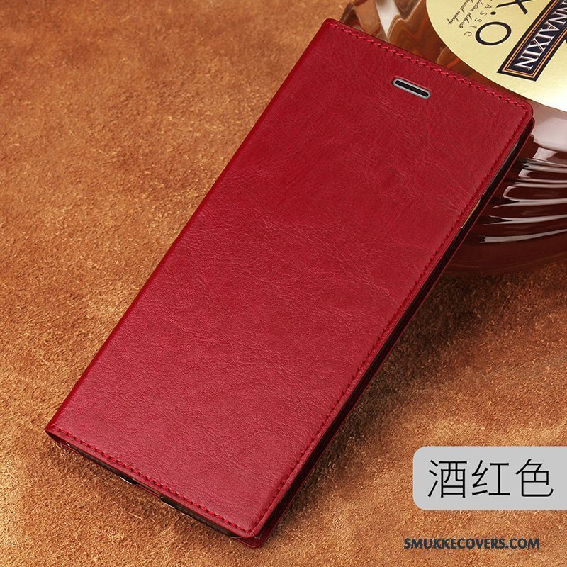 Etui Samsung Galaxy Note 8 Folio Sort Telefon, Cover Samsung Galaxy Note 8 Beskyttelse Tynd Simple