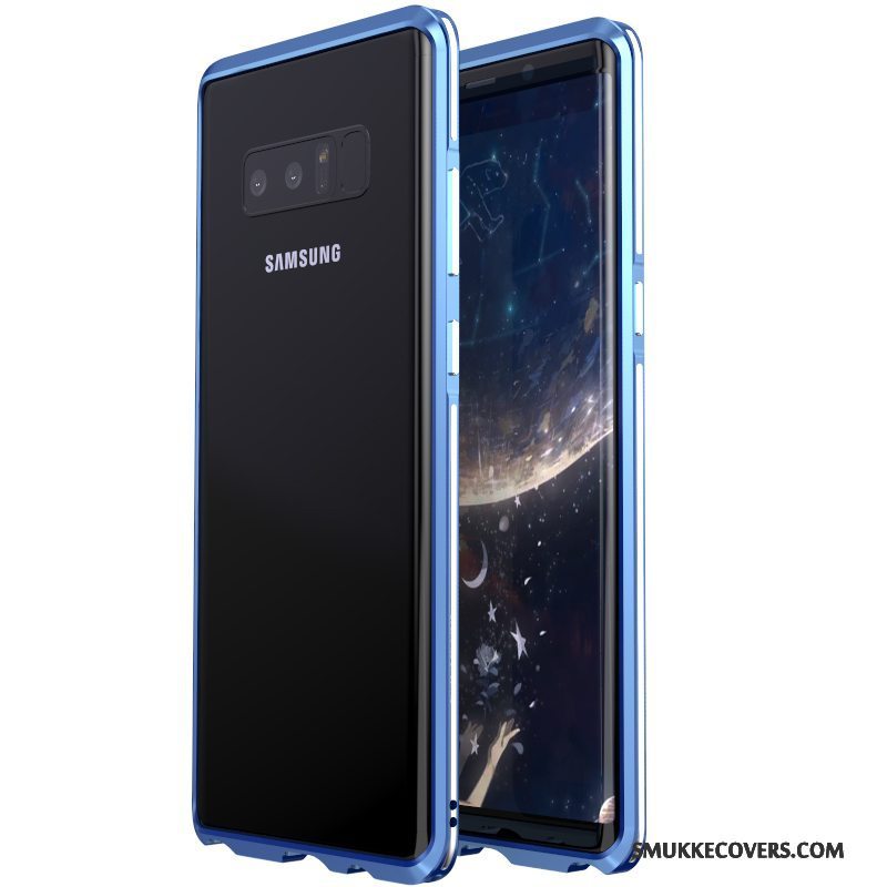 Etui Samsung Galaxy Note 8 Kreativ Trend Ramme, Cover Samsung Galaxy Note 8 Beskyttelse Telefonbicolored