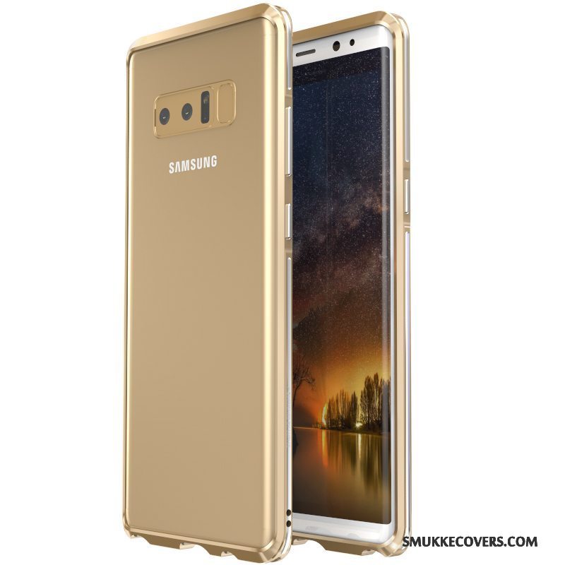 Etui Samsung Galaxy Note 8 Kreativ Trend Ramme, Cover Samsung Galaxy Note 8 Beskyttelse Telefonbicolored
