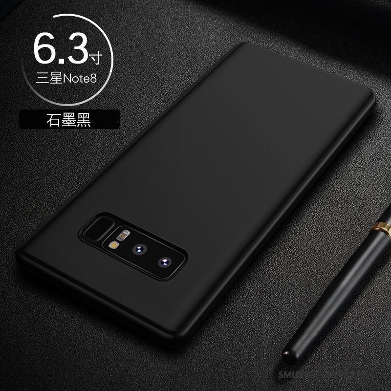 Etui Samsung Galaxy Note 8 Kreativ Tynd Af Personlighed, Cover Samsung Galaxy Note 8 Tasker Anti-fald Rød