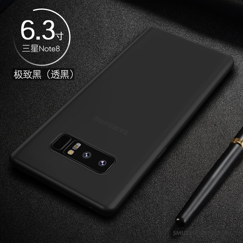 Etui Samsung Galaxy Note 8 Kreativ Tynd Af Personlighed, Cover Samsung Galaxy Note 8 Tasker Anti-fald Rød