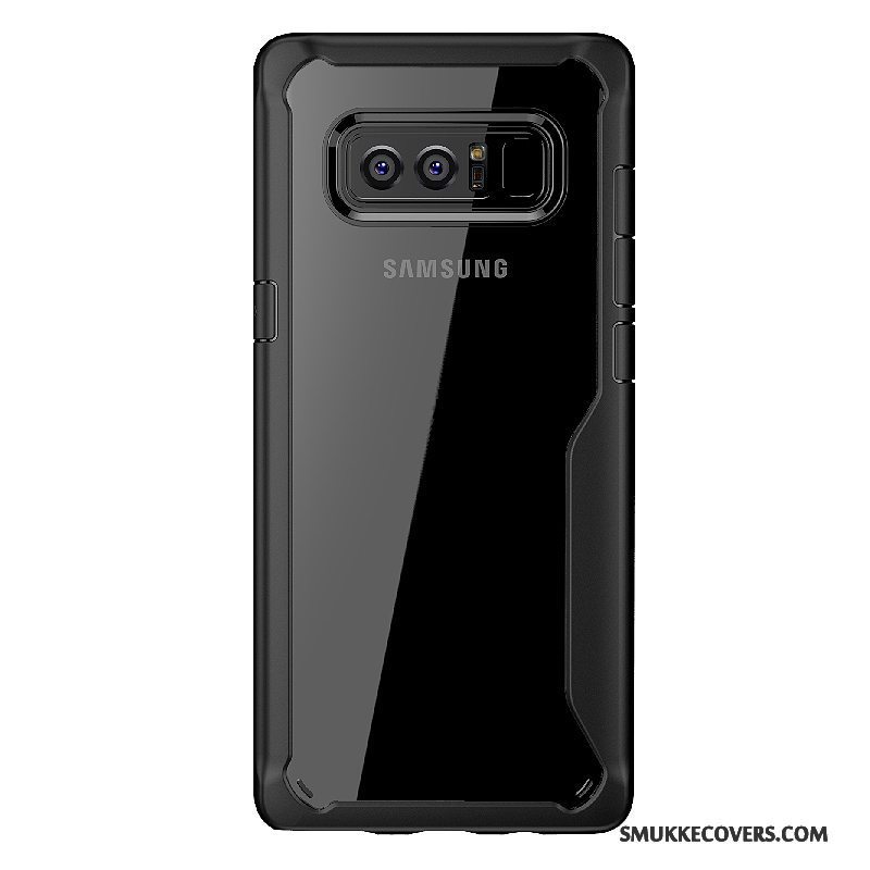 Etui Samsung Galaxy Note 8 Kreativ Tynd Trend, Cover Samsung Galaxy Note 8 Tasker Sort Anti-fald