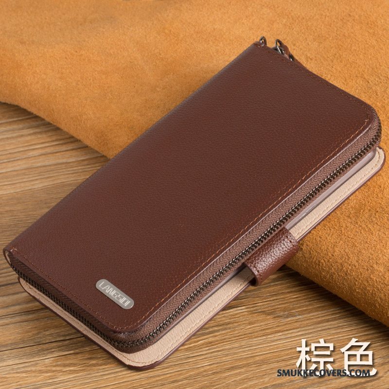 Etui Samsung Galaxy Note 8 Læder Clutch Hængende Ornamenter, Cover Samsung Galaxy Note 8 Tegnebog Telefonanti-fald