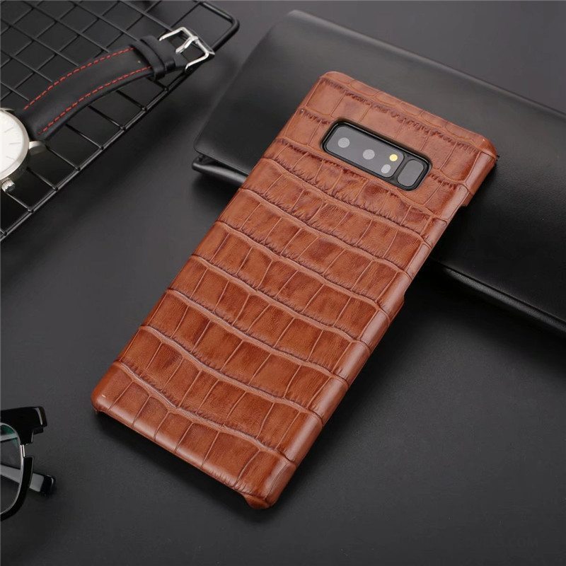 Etui Samsung Galaxy Note 8 Læder Ny Business, Cover Samsung Galaxy Note 8 Beskyttelse Anti-fald Telefon