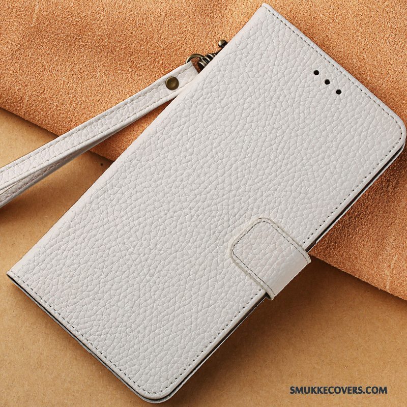 Etui Samsung Galaxy Note 8 Læder Solid Farve Lyserød, Cover Samsung Galaxy Note 8 Tasker Telefonhængende Ornamenter