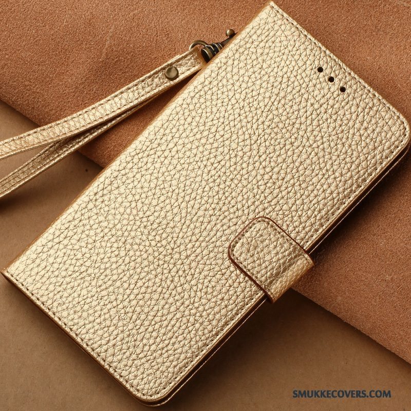 Etui Samsung Galaxy Note 8 Læder Solid Farve Lyserød, Cover Samsung Galaxy Note 8 Tasker Telefonhængende Ornamenter