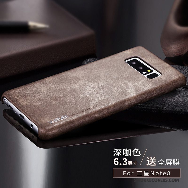 Etui Samsung Galaxy Note 8 Læder Telefonanti-fald, Cover Samsung Galaxy Note 8 Kreativ Tynd Ny