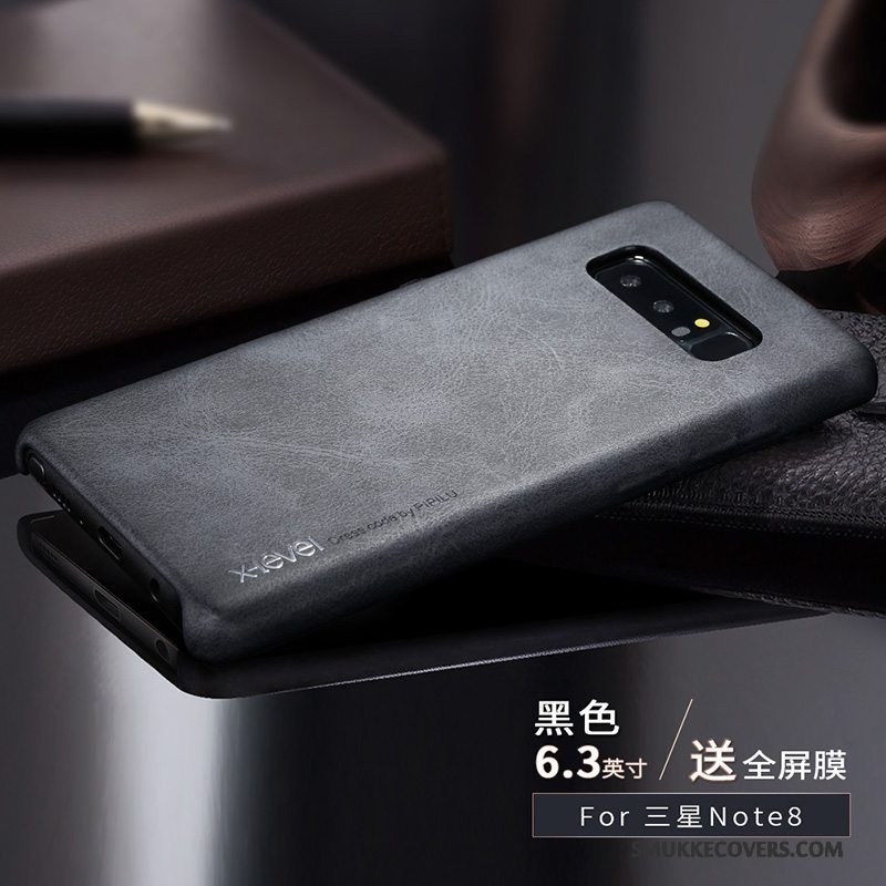 Etui Samsung Galaxy Note 8 Læder Telefonanti-fald, Cover Samsung Galaxy Note 8 Kreativ Tynd Ny