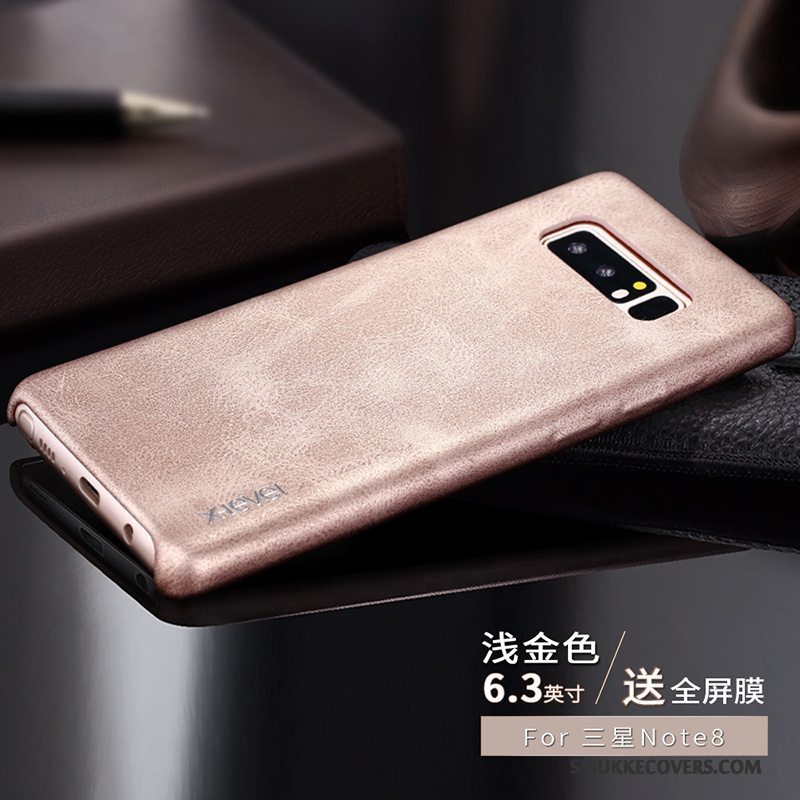 Etui Samsung Galaxy Note 8 Læder Telefonanti-fald, Cover Samsung Galaxy Note 8 Kreativ Tynd Ny