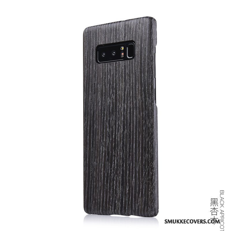 Etui Samsung Galaxy Note 8 Massivt Træ Telefontræ, Cover Samsung Galaxy Note 8 Træ Tynd