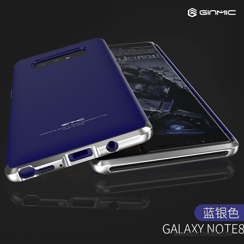 Etui Samsung Galaxy Note 8 Metal Trend Grøn, Cover Samsung Galaxy Note 8 Kreativ Nubuck Af Personlighed