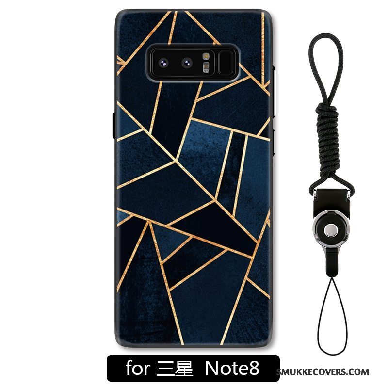 Etui Samsung Galaxy Note 8 Relief Telefonanti-fald, Cover Samsung Galaxy Note 8 Beskyttelse Af Personlighed Geometri