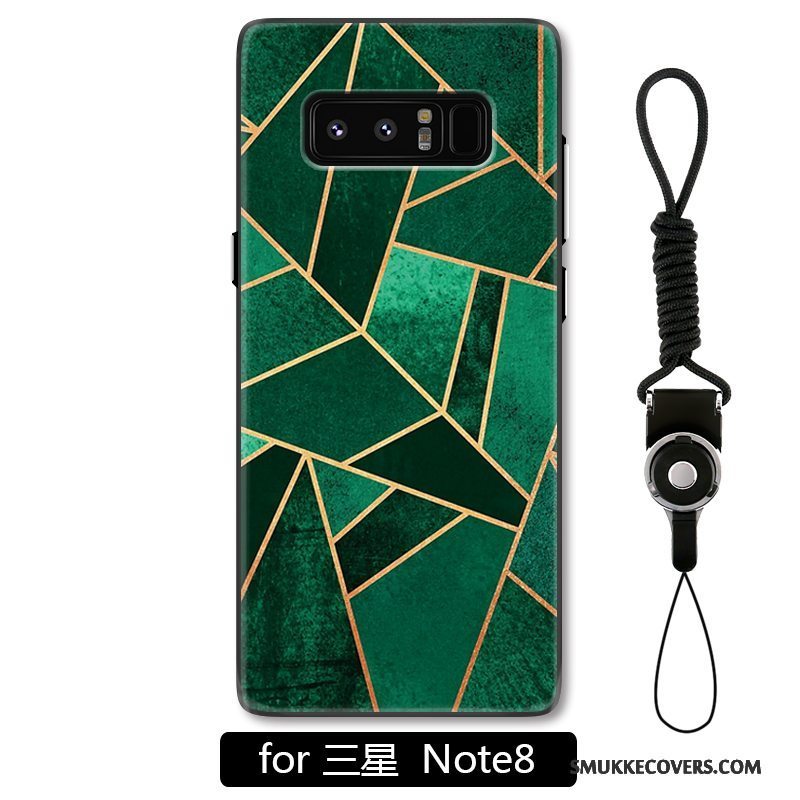 Etui Samsung Galaxy Note 8 Relief Telefonanti-fald, Cover Samsung Galaxy Note 8 Beskyttelse Af Personlighed Geometri