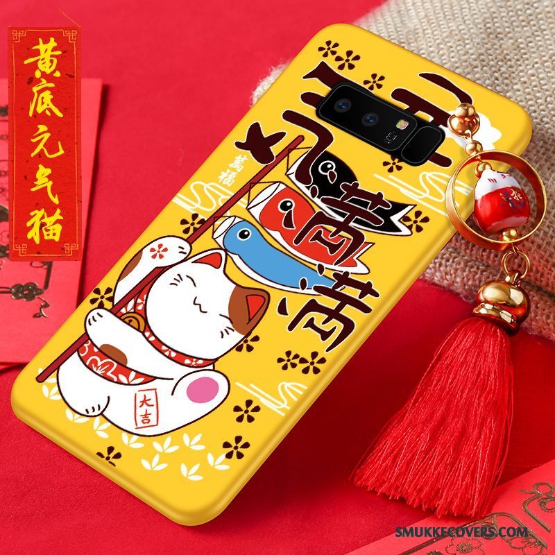 Etui Samsung Galaxy Note 8 Silikone Anti-fald Nubuck, Cover Samsung Galaxy Note 8 Cartoon Ny Telefon