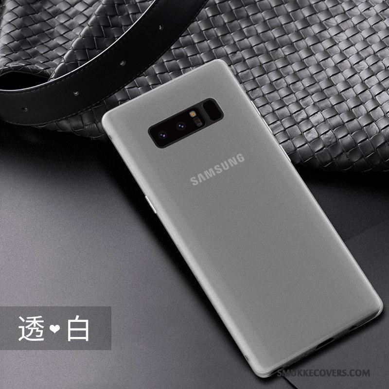 Etui Samsung Galaxy Note 8 Silikone Mønster Nubuck, Cover Samsung Galaxy Note 8 Blød Simple Anti-fald