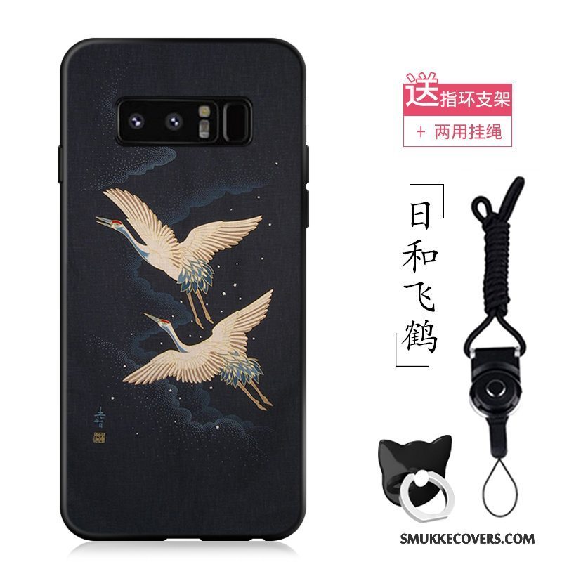 Etui Samsung Galaxy Note 8 Silikone Ny Telefon, Cover Samsung Galaxy Note 8 Blød Traner Anti-fald