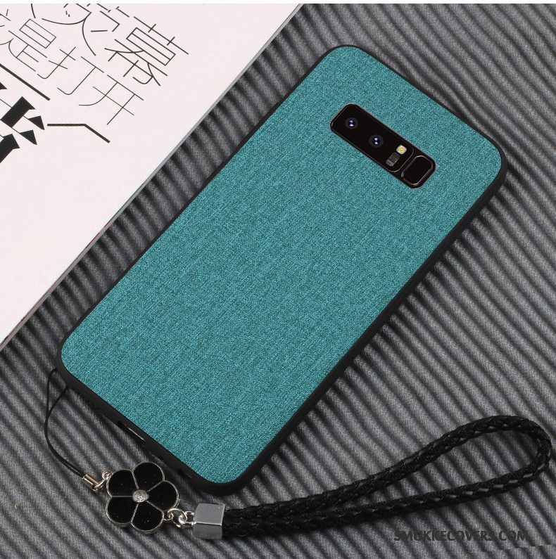 Etui Samsung Galaxy Note 8 Silikone Telefongrøn, Cover Samsung Galaxy Note 8 Tasker