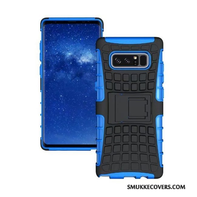 Etui Samsung Galaxy Note 8 Support Af Personlighed Telefon, Cover Samsung Galaxy Note 8 Beskyttelse Mønster Rød