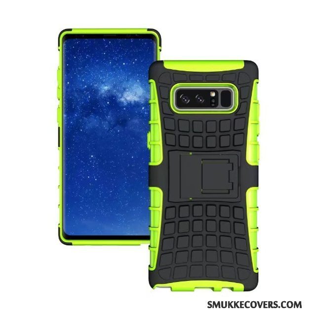 Etui Samsung Galaxy Note 8 Support Af Personlighed Telefon, Cover Samsung Galaxy Note 8 Beskyttelse Mønster Rød