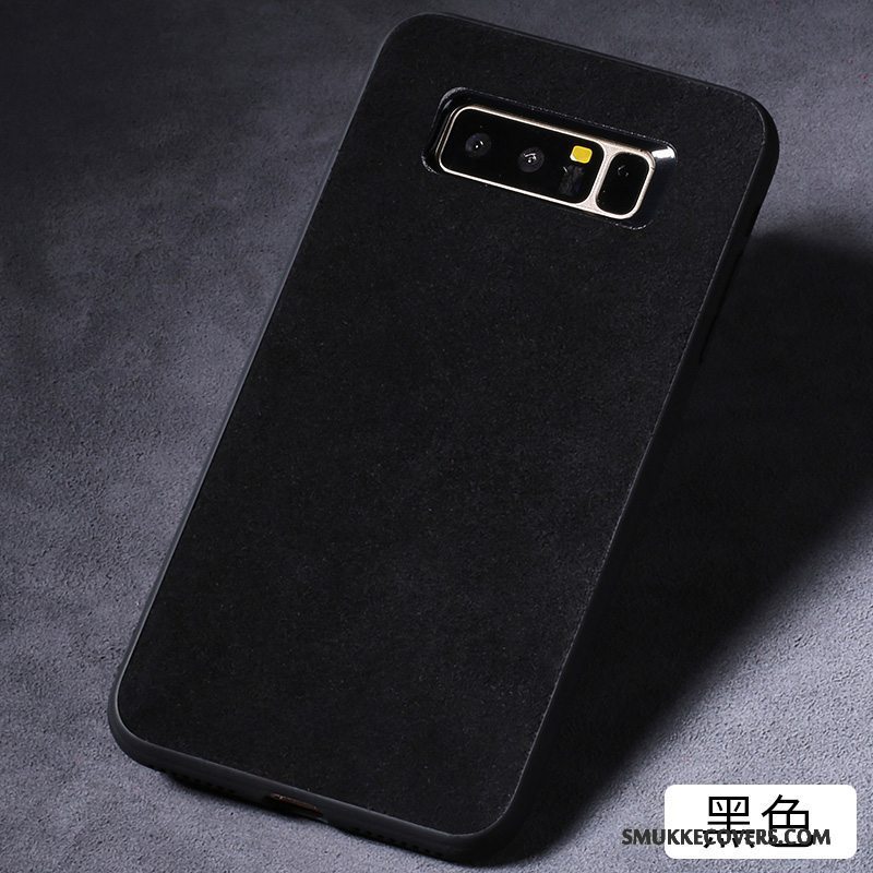 Etui Samsung Galaxy Note 8 Tasker Anti-fald Telefon, Cover Samsung Galaxy Note 8 Læder Grå Trendy