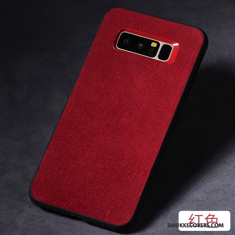 Etui Samsung Galaxy Note 8 Tasker Anti-fald Telefon, Cover Samsung Galaxy Note 8 Læder Grå Trendy