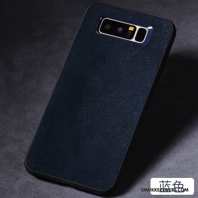 Etui Samsung Galaxy Note 8 Tasker Anti-fald Telefon, Cover Samsung Galaxy Note 8 Læder Grå Trendy