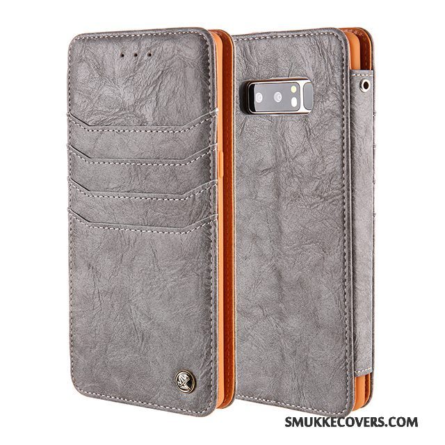 Etui Samsung Galaxy Note 8 Tasker Anti-fald Telefon, Cover Samsung Galaxy Note 8 Silikone