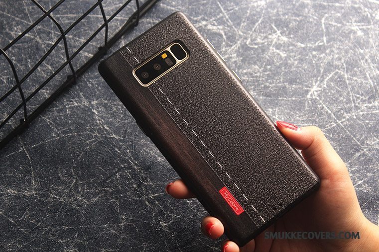 Etui Samsung Galaxy Note 8 Tasker Nubuck Anti-fald, Cover Samsung Galaxy Note 8 Beskyttelse Mønster Tynd
