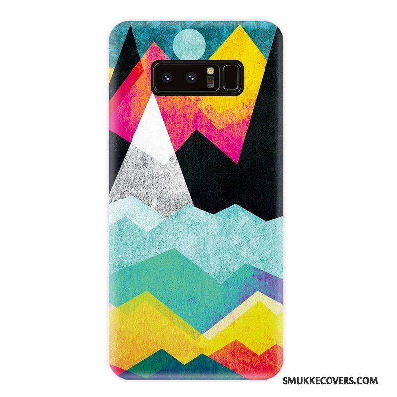 Etui Samsung Galaxy Note 8 Tasker Nubuck Trendy, Cover Samsung Galaxy Note 8 Beskyttelse Anti-fald Lilla