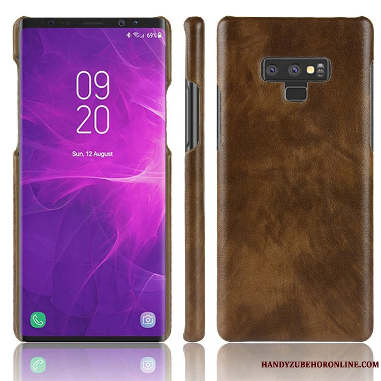 Etui Samsung Galaxy Note 9 Beskyttelse Anti-fald Mønster, Cover Samsung Galaxy Note 9 Læder Hård Telefon