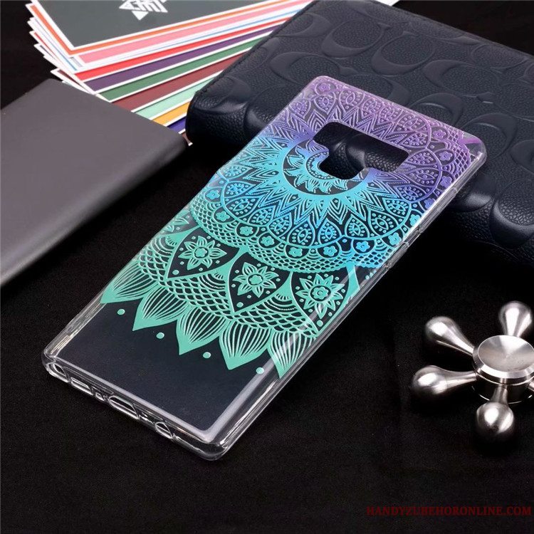 Etui Samsung Galaxy Note 9 Blød Lyserød Af Personlighed, Cover Samsung Galaxy Note 9 Beskyttelse Høj Anti-fald