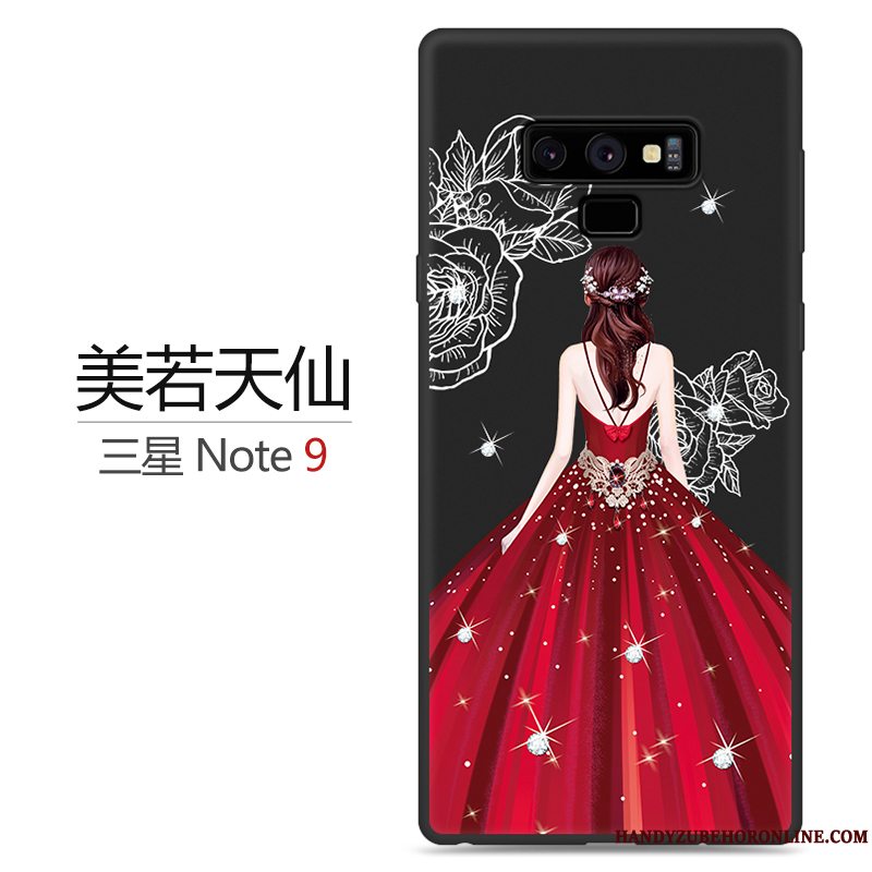 Etui Samsung Galaxy Note 9 Blød Ny Anti-fald, Cover Samsung Galaxy Note 9 Beskyttelse Lilla Telefon