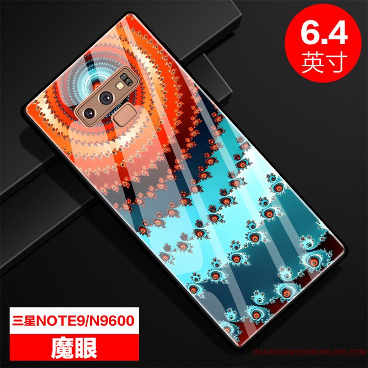 Etui Samsung Galaxy Note 9 Kreativ Anti-fald Grøn, Cover Samsung Galaxy Note 9 Beskyttelse Glas Telefon